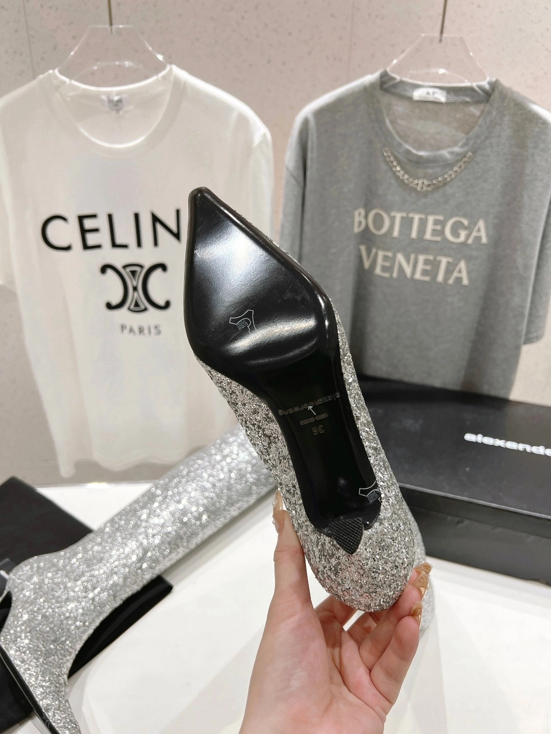 COCO-- W196 30123B011046 Heel height：6.5CM sheepskin item:E-X158C0703
